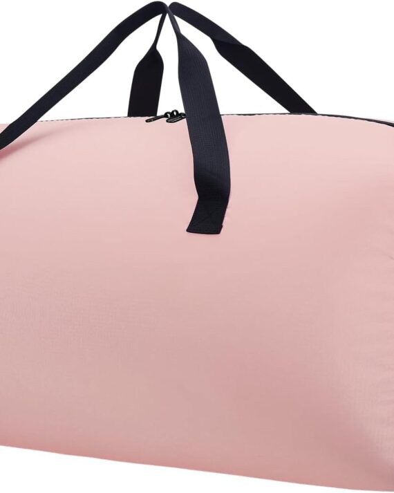 Foldable Duffel Bag 30" / 75L Lightweight Spare Travel Bag with Water Rresistant for Travel-Pink
