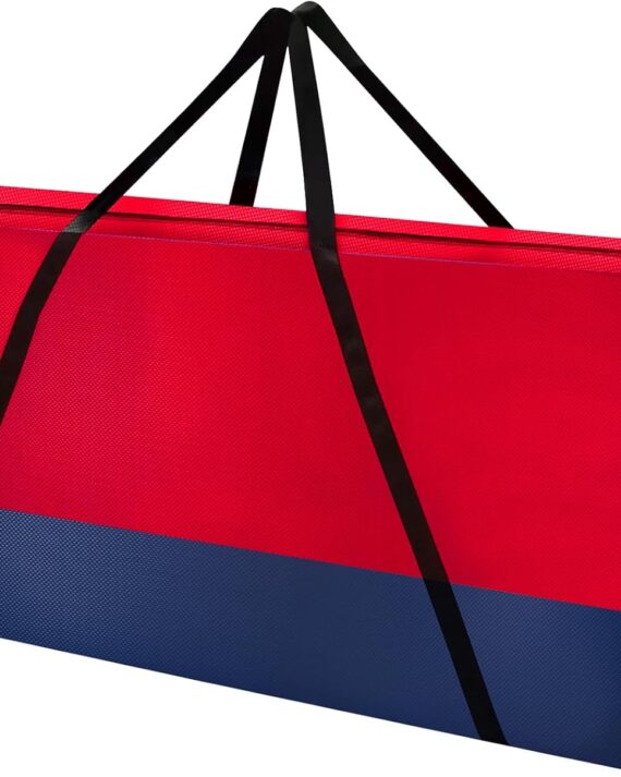 Giant Connect 4 Carrying Duffle Bag,Large & Sturdy Carrying Bag for Jumbo 4 in A Row, Easy Storage & Transportation for Life Size Jumbo to Score Connect Four Outdoor Storage Bag (BLUE)