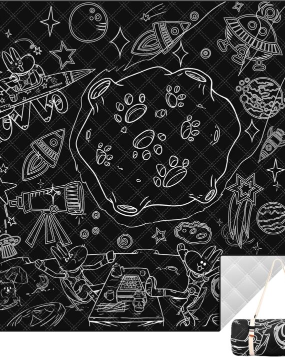 Graffiti Picnic Blanket, 79" x 79" Extra Large Outdoor Picnic Mat, Outdoor Blanket, Beach Blanket, Washable Foldable Portable Blanket for Park Grass/Beach/Camping/Concerts